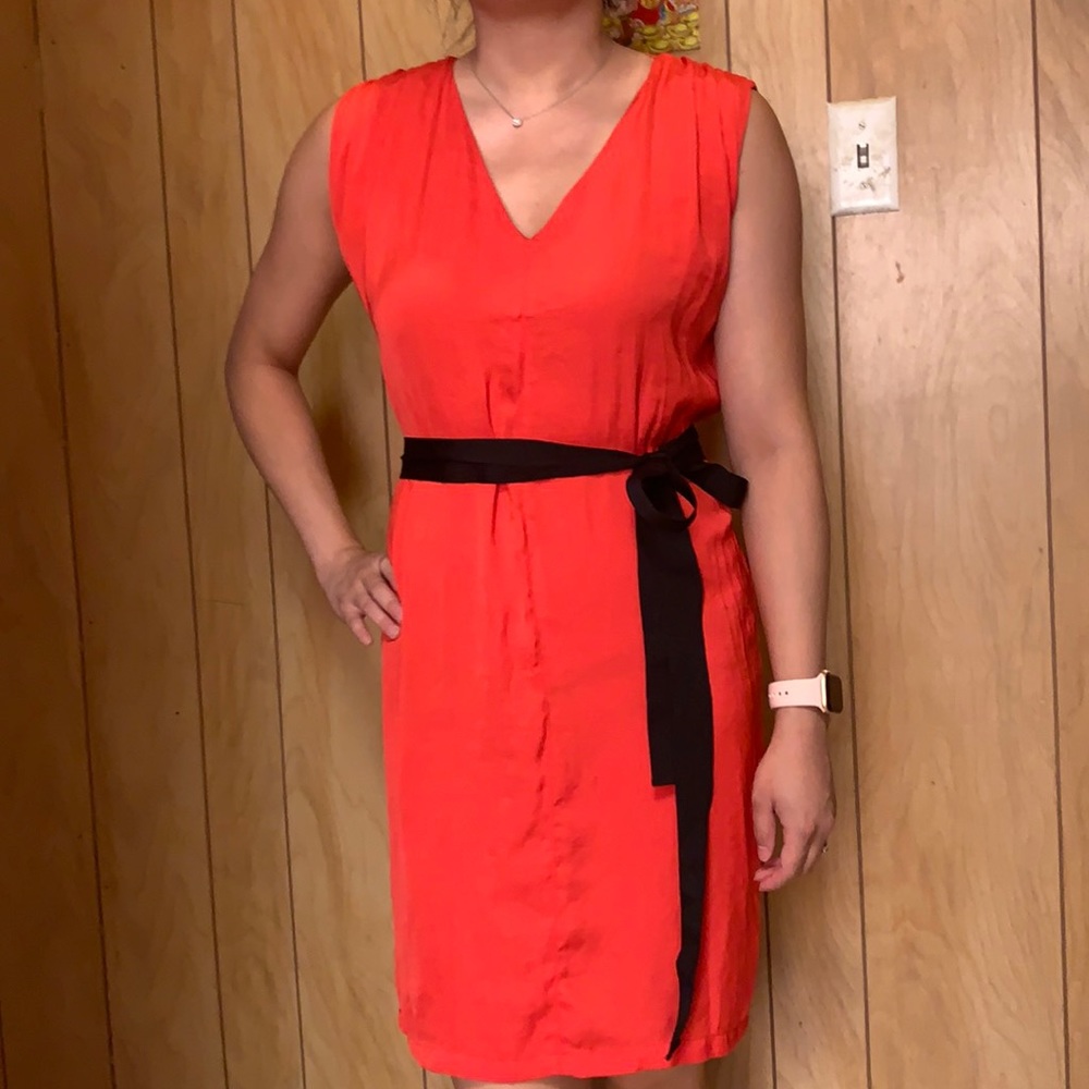 Zara orange tunic dress